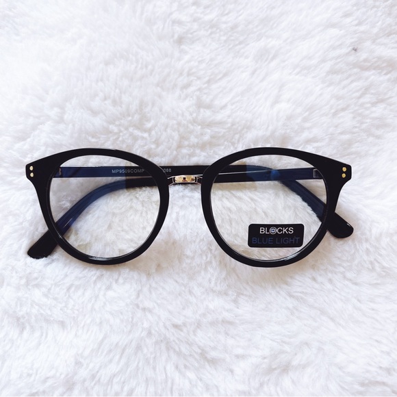 Stylens Other - Cole Black Round Blue Light Glasses